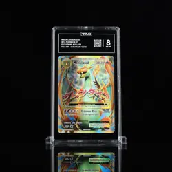 Mega Charizard EX Full Art Gold 2016 XY Evolutions #101/108 TAG 8 - Image 1