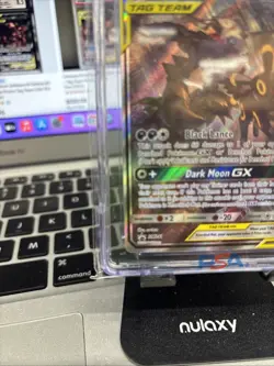 2020 Pokemon S&M Black Star Promos Umbreon & Darkrai Tag Team CGC 9 Mint #SM241 - Image 5