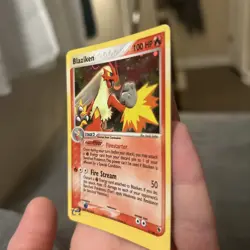 Blaziken 3/109 Ruby and Sapphire Holo Pokemon TCG Holo Rare MP - Image 2