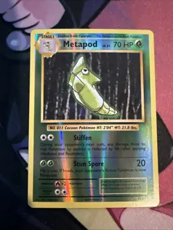 Pokemon TCG XY Evolutions LP Reverse Holo Metapod 4/108 - Image 1
