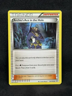 Archie's Ace in the Hole 124/160 Pokemon XY - Primal Clash HP - Image 1