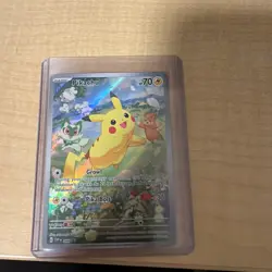 Pokemon Pikachu TCG SVP088 Scarlet And Violet Black Star Full Art Promo - Image 1