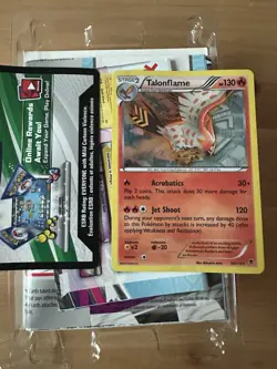 Pokemon XY Phantom Forces Burning Winds Theme Deck Talonflame New Open Box - Image 5