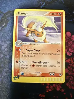 Flareon 5/100 EX Sandstorm Holo Rare eReader Pokemon TCG NM - Image 1