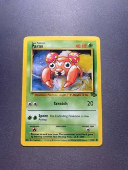 Pokemon TCG Paras Jungle 59/64 Unlimited 1999-2000 Wizards Base Set - Image 1