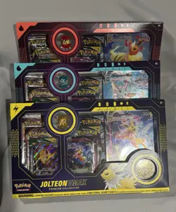 Pokemon Eeveelution VMAX Premium Collection Set - Jolteon Flareon Vaporeon - Image 1