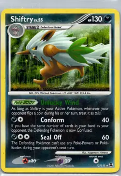 Pokemon TCG Shiftry 13/111 Rising Rivals Holo MP - Image 1