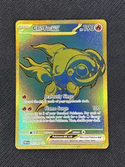 Chi-Yu ex 241/091 - Pokemon TCG - Sv: Paldean Fates Holo - Hyper Rare - Image 1