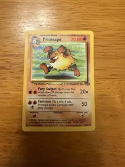 Pokemon TCG Base Set Jungle - Primeape 43/64 - Image 1