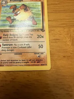 Pokemon TCG Base Set Jungle - Primeape 43/64 - Image 3