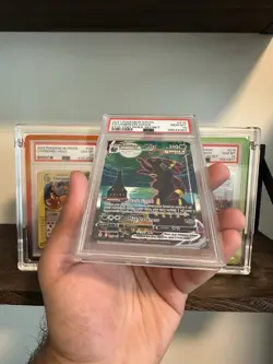 2021 Pokemon SWSH Full Art Umbreon VMAX Evolving Skies Alt Art #215 PSA 10 - Image 3