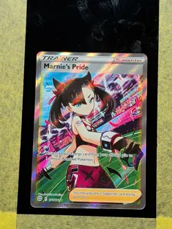 042 - Original Owner Marnie's Pride Full Art Pokemon 171/172 Brilliant Stars - Image 1