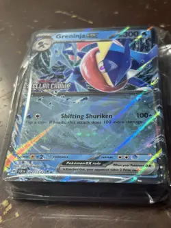 LOT OF (50) Pokemon Near Mint Scarlet & Violet Stellar Crown Greninja ex 041/142 - Image 1