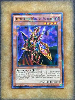 Yugioh Breaker the Magical Warrior BP03-EN005 Shatterfoil Common 1st Ed NM - Image 1