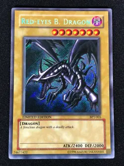 Yugioh Red-Eyres B. Dragon BPT-005 Secret (NM) - Image 1
