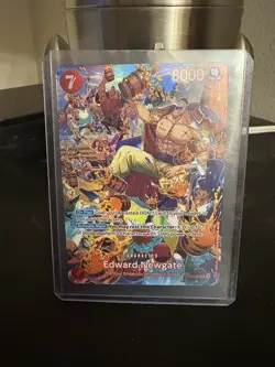 One Piece TCG Edward Newgate SP ST15-002 ALT ART Royal Blood (OP10) NM - Image 1