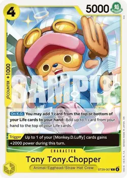 ST29-007 Tony Tony Chopper C (Alt Art) Starter Deck29 Egghead One Piece TCG - Image 1