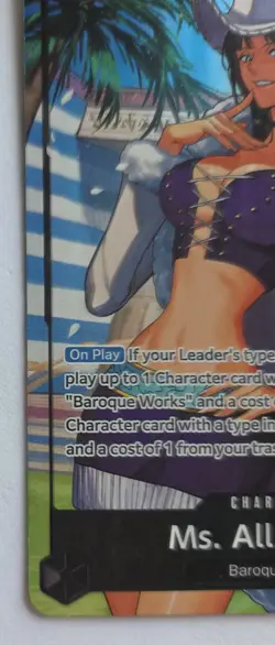 One Piece OPTCG English Ms. All Sunday OP14-084 SR* Parallel - NM - Image 4