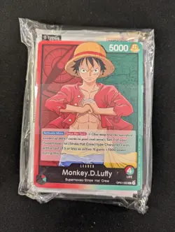 OP01-003 P-001 One Piece Demo Deck 2022 w/ Promo Pack Alpha - Pre Errata Luffy - Image 1