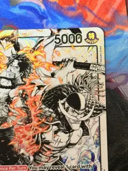 One Piece ST22-001 Ace & Newgate Parallel Alternate Alt Leader Starter Deck 22 - Image 4