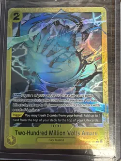 Two Hundred Million Volts Amaru OP05-115 Alt Art One Piece PRB The Best English - Image 1