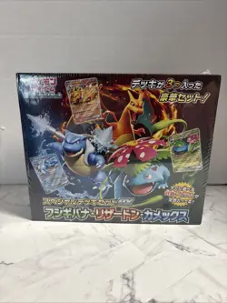 Pokemon Special Deck Set JPN Ex - Venusaur, Charizard & Blastoise S&V - SEALED - Image 1