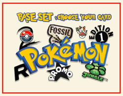1999 Pokemon Base Set: Choose Your Card! Unlimited - Jungle| Fossil | TeamRocket - Image 1
