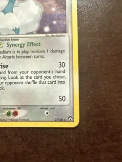 Altaria 2/108 Holo Rare DMG Pokemon TCG EX Power Keepers - Image 4