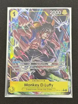 Monkey.D.Luffy OP10-111 R Rare Alt Art ONE PIECE TCG Royal Blood ENGLISH NM - Image 1