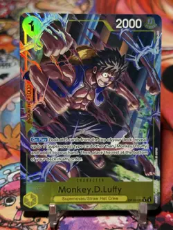 MONKEY D LUFFY - One Piece TCG OP10-111 - AA Alt Art Rare R - Royal Blood - Image 1