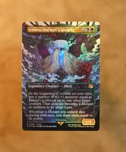 MTG :: *FOIL* Jenova, Ancient Calamity :: FIN #346 Borderless :: Final Fantasy - Image 1