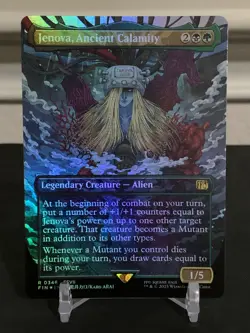 MTG Final Fantasy Jenova Ancient Calamity Borderless Foil 0346 - Image 1