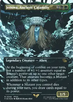 MTG Jenova, Ancient Calamity (Borderless) Foil NM FINAL FANTASY Magic 346 - Image 1