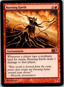 Burning Earth - Magic 2014 (M14) - 130 - LP - MTG - Image 1