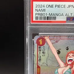 PSA 10 Nami OP01-016 Manga Alt Art ONE PIECE Card The Best Japanese PRB-01 - Image 2