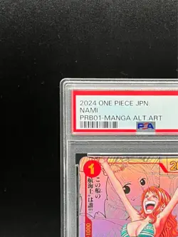 PSA 10 Nami OP01-016 Manga Alt Art ONE PIECE Card The Best Japanese PRB-01 2024 - Image 2
