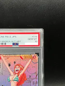 PSA 10 Nami OP01-016 Manga Alt Art ONE PIECE Card The Best Japanese PRB-01 2024 - Image 3