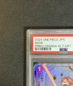 PSA 10 Nami OP01-016 Manga Alt Art ONE PIECE Card The Best Japanese PRB-01 - Image 3
