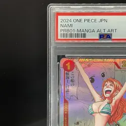 PSA 10 Nami Manga Alt Art OP01-016 ONE PIECE Card The Best Japanese PRB-01 JP - Image 3
