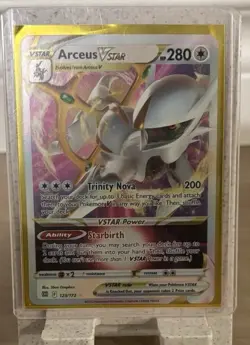 Arceus VSTAR 123/172 Ultra Rare Holo Pokemon TCG Brilliant Stars VSTAR Card NM - Image 1