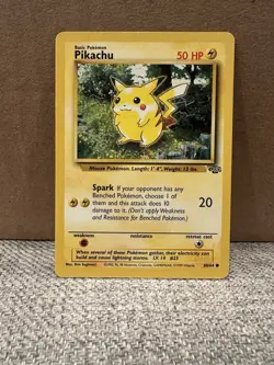 Pikachu - 60/64 - Pokemon Jungle Unlimited Card Singles NM - Image 1