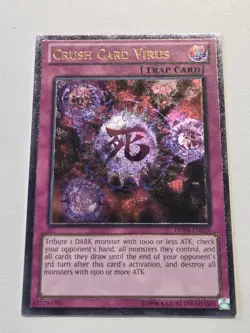 Crush Card Virus (UTR) DPKB-EN039 Ultimate Rare Yugioh Duelist Pack: Kaiba VLP - Image 1