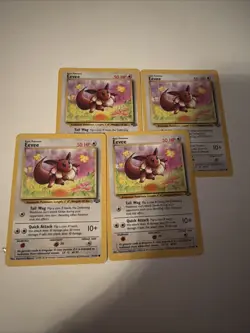 Pokemon Eevee TCG Card Jungle Set 51/64, NM Condition Lot of 4! - Image 1