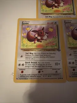 Pokemon Eevee TCG Card Jungle Set 51/64, NM Condition Lot of 4! - Image 2