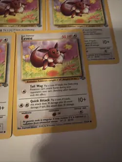 Pokemon Eevee TCG Card Jungle Set 51/64, NM Condition Lot of 4! - Image 3