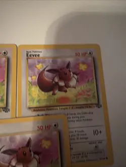 Pokemon Eevee TCG Card Jungle Set 51/64, NM Condition Lot of 4! - Image 4