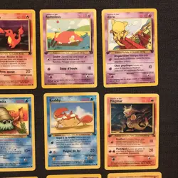 Vtg Pokemon 1st Edition 13 Card Lot FRENCH FRANCAIS- Fossil, T Rocket LP WOTC - Image 4