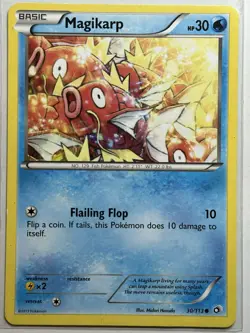 Magikarp Legendary Treasures 30/113 MP-LP Pokemon Card - Image 1