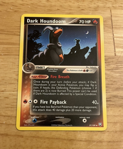Pokemon Dark Houndoom 37/109 Team Rocket Returns - Non-Holo TCG Card - LP (P24) - Image 1