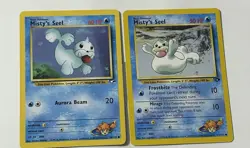 Misty’s Seel Lot Of 2 Cards From Both Vintage Gym Sets LP Condition - Image 1